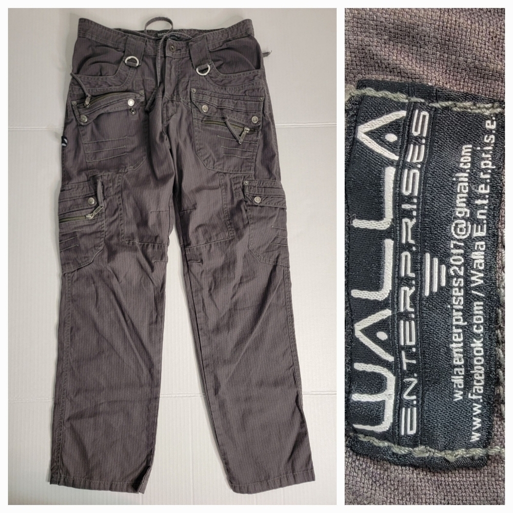 Walla Enterprises Cargo Pants Multipockets Heavy … - image 1